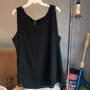 Black Tank Blouse
